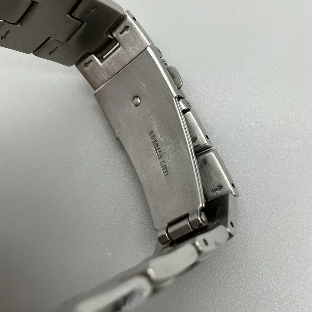 Fossil Arkitekt FS-3028 Womens Watch 35mm Gray Dial Stainless New Battery 8